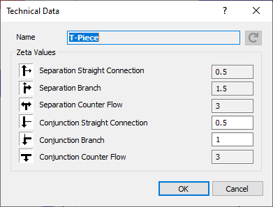 Technical Data T-piece LINEAR Revit