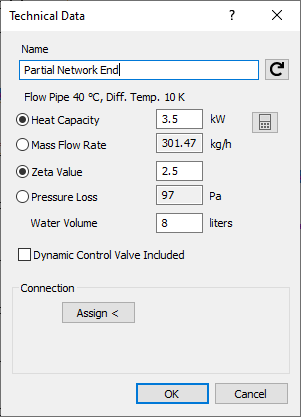 Technical Data Partial Network End LINEAR Revit