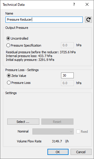 Technical Data Pressure Reducer LINEAR Revit