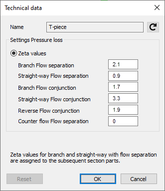 Technical Data T-Piece LINEAR Revit