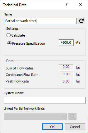 Technical Data Partial Network Start LINEAR Revit