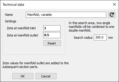 Technical Data Manifold LINEAR Revit