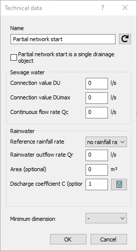 Technical Data Partial Network Start LINEAR Revit