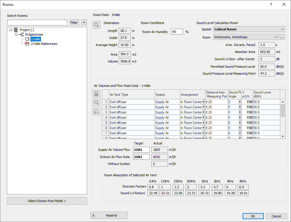 Dialog rooms bend Linear Revit