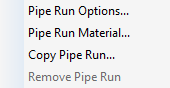 Pipe run options Linear Smartplan