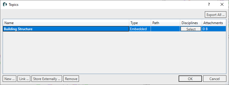 Dialog Topics in the LINEAR Solutions for Autodesk Revit
