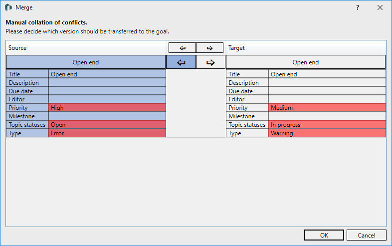 Dialog Merge in the LINEAR Solutions for Autodesk Revit