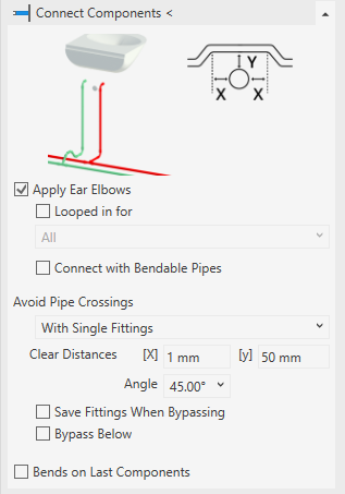 Construction connect potable water Linear Revit