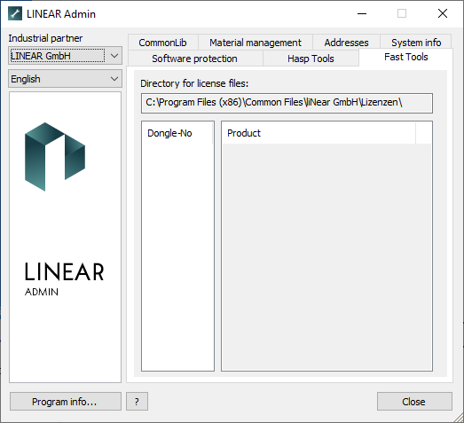 Tab Fast Tools - LINEAR Admin