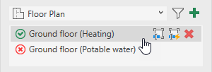 Additional Functions of the Relevant Views Area in the LINEAR Solutions for Autodesk Revit